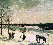 Nikifor Krylov Russian Winter china oil painting reproduction